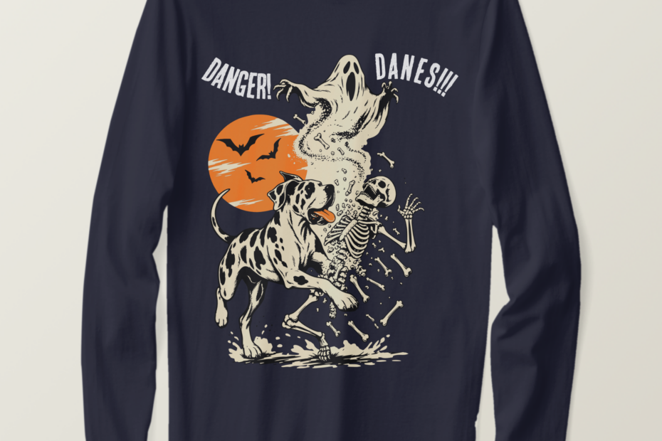 Doggen Shirt mit Danger Danes